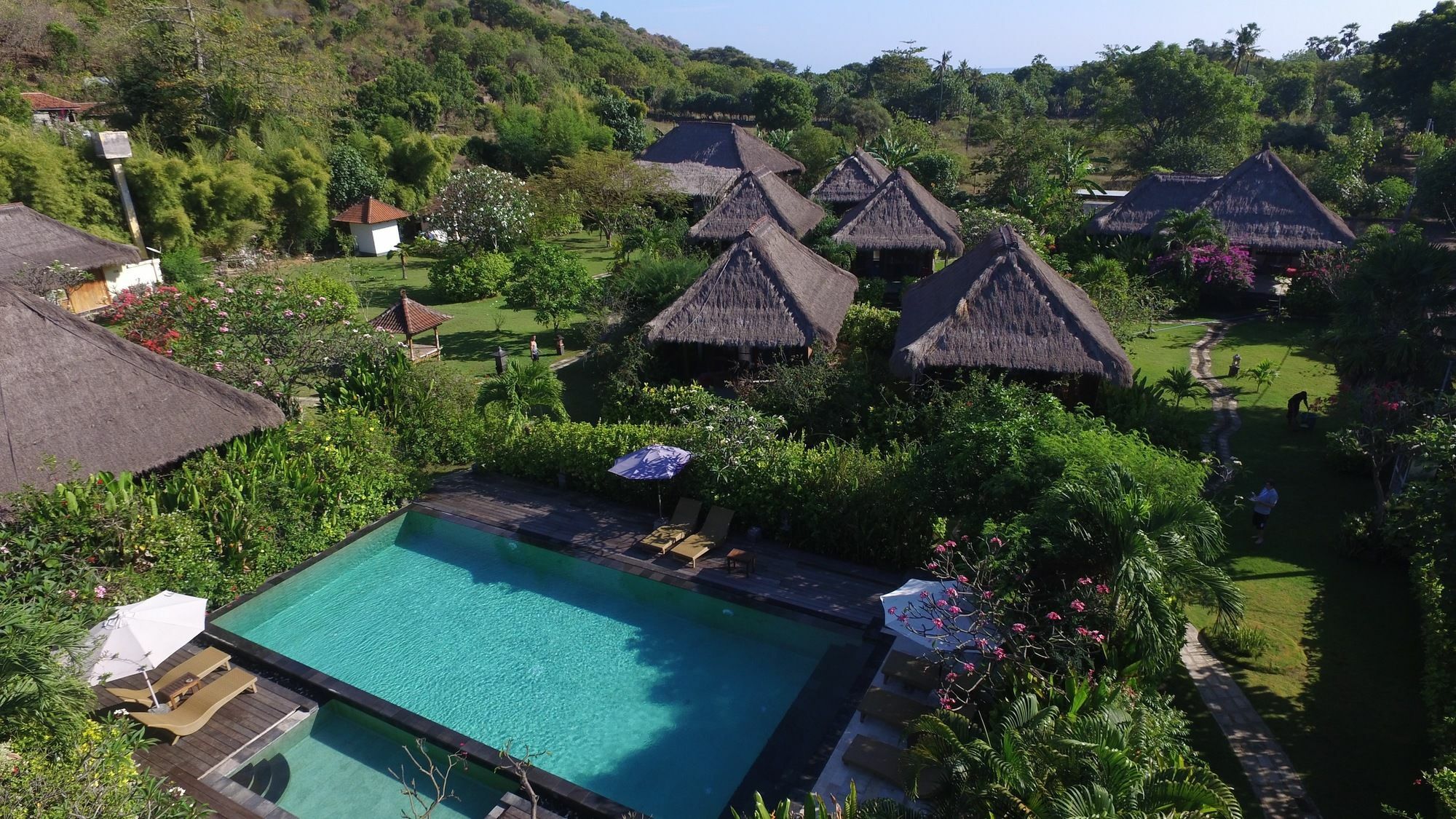 Sunia Loka Bungalows & Dive Center Pemuteran Esterno foto