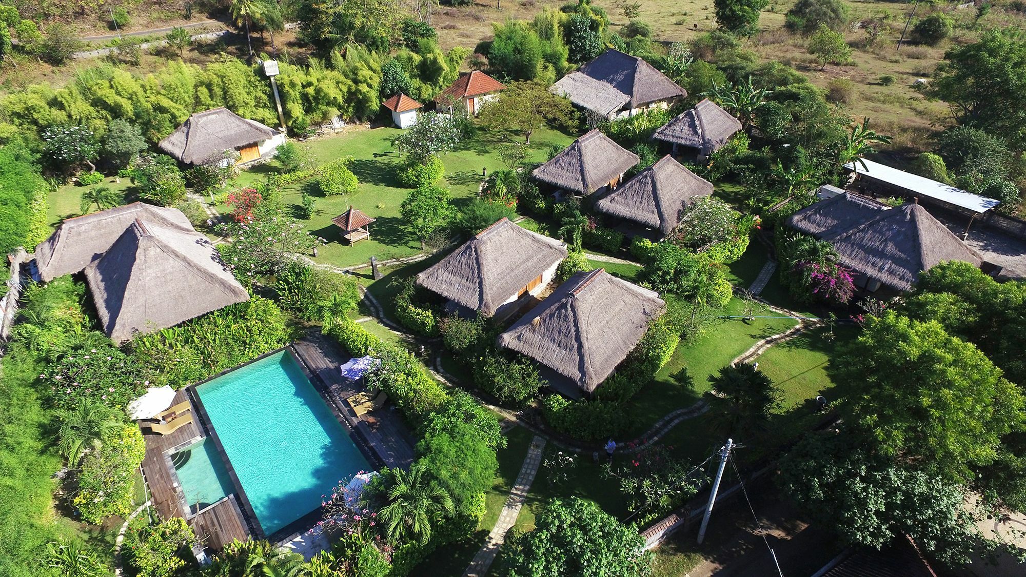 Sunia Loka Bungalows & Dive Center Pemuteran Esterno foto